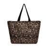 Bolso Retro de Primavera y Verano de Gran Capacidad para Mujer, Nuevo Bolso de Mano para Viaje con Estampado de Leopardo de Moda, Bolso Tote de Temperamento a la Moda para Mujer