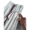 Pantalones de Chándal a Cuadros Plisados de Bloques de Color Americanos para Hombre Diseño de Otoño Pantalones Rectos de Patchwork Corte Limpio Pantalones Casuales