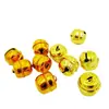 [Estoque Pronto Premium] Sino Quadrado com Formato de Coração Dourado 20mm 2cm Sino Quadrado Metálico para Pet