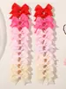 Conjunto Europeu e Americano Mais Vendido de Presilhas de Cabelo com Laço para Crianças Mini Presilha de Cabelo de Bebê Cor Pura Menina Simples Presilha Lateral 325