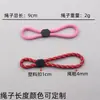 Lanyard Tejido de Colores Ajustable para Dedo Correa para Bolígrafo/Estuche Simple Unisex Lanyard para Llaves