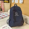 Nueva Mochila Escolar de Moda con Estampado de Oso de Gran Capacidad, de Aspecto Elegante, Ligera y Versátil para Estudiantes de Secundaria y Preparatoria