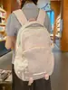 Mochila nueva de alta apariencia estilo coreano ins fresca y dulce de colores de caramelo para estudiantes de secundaria y preparatoria, mochila ligera y de gran capacidad