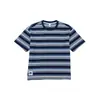 Camiseta de manga corta a rayas para niños 2026 verano nueva estilo montaña exterior niños holgada cuello redondo superior ropa infantil al por mayor