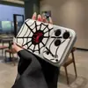 Funda Negra de Teléfono Móvil Red Spider Black Web para Iphone17Promax Adecuada para Apple 16 Anti-Caídas 15Pro Europea y Americana 14 Tendencia