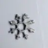 Herramienta Multifuncional de Llave Copo de Nieve, Llave Hexagonal Octagonal de Acero, Ligera y Portátil, Mini Llave Universal 18-en-1
