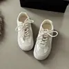 Zapatillas de entrenamiento alemanas de suela blanda en colores macarrón para mujer, otoño 2026, retro, transpirables, ligeras, versátiles, con cordones, deportivas casuales