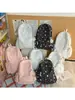 Mochila para Meninas Ensino Fundamental Ensino Médio Estampa de Estrelas Estilo Coreano Nicho Ins Bolsa de Ombro Estilo Mori Estudante Universitário Bolsa para Laptop para Homens