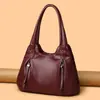 Bolsa Feminina 2026 Primavera Nova Moda Elegante Bolsa Tote de Grande Capacidade para o Dia a Dia Bolsa Feminina de Ombro Transversal em PU