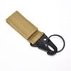 Chaveiro Mosquetão Gancho Multifuncional Bico de Águia Equipamento de Montanhismo Bolsa Cinto Fita de Nylon Mosquetão com Trava Cordão