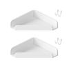 Estante de almacenamiento de pared sin perforaciones, escurridor de pared para baño, cocina, desinfectante de manos, taza para cepillo de dientes, estante de almacenamiento triangular para baño