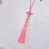 Nudo chino cuerda de mano colgante de borla diy bolsita colgante accesorios cuerda antiguo coche colgante monedero cordón fabricantes mayoreo