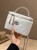 Yuezizhi 2026 Nova Bolsa Pequena Estilo Chanel para Outono, Bolsa Caixa da Moda Estilo Coreano de Ombro Único, Bolsa Transversal Versátil para o Dia a Dia