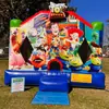 Trampolim Inflável para Exterior Castelo Inflável Infantil Trampolim Barraca ao Ar Livre Playground de Castelo Inflável Trampolim Inflável