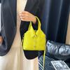Moda Transfronteiriça Verão 2026 Nova Moda Europeia e Americana Versátil Tendência Padrão Lichia Estilo de Roupa de Nicho Bolsa de Ombro Único Transversal Feminina