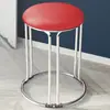 Bancos Redondos, Bancos de Acero Inoxidable, Bancos Apilables, Sillas de Hierro Forjado, Bancos Gruesos para Comedor Doméstico, Bancos Gruesos de Plástico