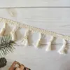Em Estoque 4,5cm Franja de Vassoura Borla Renda Fio de Algodão Franja de Vassoura Toalha de Mesa Cortina Roupa Decoração de Casa Renda