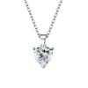AliExpress Cross-border Hot Selling Love Zircon Ear Buckle Creative Ring Heart-shaped Pendant Necklace Three-piece Set