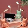 Lámpara de escritorio USB creativa para estudiantes, dormitorio, escritura, lámpara de noche, recargable por USB, bonita lámpara de escritorio, regalo