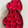 Caja de Regalo Bouquet de Jabón Empaque Caja de Regalo de 9 Flores de Jabón Adornos Pequeños Lindos para el Hogar