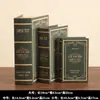 Libros Falsos Retro, Estanterías de Estilo Europeo para Estudio, Decoraciones para Sala de Estar, Decoraciones Suaves, Accesorios para Fotografía, Cajas de Libros