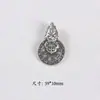 Bênção Oficial do Paraíso Cinco Bênçãos Chaveiro Perfeito para Carro Estilo Chinês Prata Pingente Rotativo Ornamento Acessórios Em Estoque Atacado