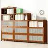 Estantería de Oficina de Madera Maciza de Múltiples Niveles para Almacenamiento Interior en el Hogar con Puerta Estantería para Libros Armario de Almacenamiento para Sala de Estar Estudiante Armario de Almacenamiento