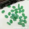 Pétalos de esmalte coloreado doméstico Ruyi auspicioso candado 9*13mm agujero pasante DIY horquilla antigua accesorios para colgante de joyería material