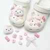 Zuecos Lindos y de Moda Estilo Ins Accesorios DIY Hebillas de Zapato Desmontables Flor de Zapato de Ballet Dibujos Animados 3D Accesorios