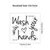 Estilo Ins Frases en Inglés Pegatinas Autoadhesivas Lavabo Espejo de Baño Vidrio Embellecimiento Pegatinas Decorativas ZN1016C