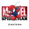Impresión por transferencia térmica con patrón de Spider-Man, Iron Man americano, de los Vengadores, con tinta blanca, para camisetas, suéteres, parches adhesivos DIY