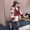 Chaqueta cortavientos acolchada y engrosada para niñas, nuevo estilo de invierno 2026, prenda exterior tres en uno para niños mayores, ropa de abrigo cálida para exteriores para niños