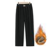 Pantalones Casuales de Pana Gruesos de Invierno para Madre Pantalones de Primavera y Otoño para Mujer Pantalones Cálidos con Forro Polar de Abuela Pantalones Holgados para Ropa Exterior