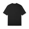 Camiseta de Fitness Masculina de Verão Marca de Moda Europeia e Americana Solta Tamanho Grande Decote Redondo Cor Sólida Algodão Manga Curta Camisa Base de Cor Sólida Masculina