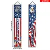 Banderas de la Serie del 250º Aniversario Americano Transfronterizas Banderas Conmemorativas Celebrando el Día de la Independencia Fiesta Festival Colgante de Puerta Águila Pareja