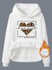 Suéter grueso con capucha y forro polar de manga larga con personalidad de temperamento informal de otoño e invierno de eBay europeo y americano para mujeres de comercio exterior