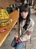 Chaqueta de Béisbol Retro Americana para Hombres y Mujeres, Estilo Primavera y Otoño, Marca de Moda, Holgada Casual para Pareja, Chaqueta Elegante de Patchwork de Calle
