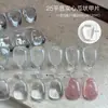 Muestras de nail art de color sólido, piezas de uñas de alta transparencia, nuevas tarjetas de color cuadradas cortas, ovaladas, de fondo plano, muestras de color especiales para práctica de uñas