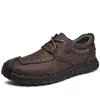 Nuevos Zapatos Casuales de Cuero para Hombre Estilo Retro de Cuatro Estaciones de Gran Tamaño Transfronterizos de Alta Calidad