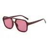 Gafas de sol de estilo nuevo transfronterizas Cuadradas Distintivas Estilo coreano Gafas de sol de moda Retro Alta calidad Anti-ultravioleta Ins Didi