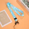 Cordón de Identificación de Dibujos Animados Cordón Largo para Teléfono Móvil Funda de Teléfono Móvil Etiqueta de Trabajo Cuerda Antiperdida Honda para Colgar en el Cuello con Transferencia Térmica Venta al por Mayor