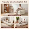 Cama Sofá Dobrável Portátil, Sofá Compacto para Apartamentos Pequenos, Sofá-Cama Conversível