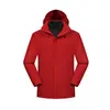 Chaqueta de plumas tres en uno para otoño e invierno, una prenda para tres usos, a prueba de viento e impermeable, estilo para parejas, chaqueta para acampar al aire libre, disponible impresión de logo