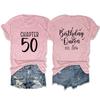 Amazon eBayCamiseta cumpleaños Reina est 1974 capítulo 50 Moda Manga Corta