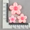Material Clipe Lateral Resina Acessórios Flor Cinco Pétalas Flor Planta Camélia Acessórios de Cabelo Adorno de Cabeça DIY Cola Creme Capa de Celular