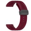 Adequado para Xiaomi Watch S4 Sport Fivela Magnética Pulseira de Silicone com Furos Respiráveis, Pulseira de Relógio Inteligente Dobrável