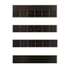 Pegatinas de pizarra magnética de tres rejillas y cuatro líneas accesorios comerciales herramientas pinyin suave palabras nuevas profesor tiza grande pegatinas de pared pizarra blanca