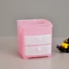 Porta lápices de plástico transparente de dibujos animados multifuncional al por mayor caja de almacenamiento de barril de lápiz de plástico de crema linda creativa para niños DIY