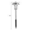 Lámpara solar mata mosquitos para exteriores, jardín, césped, repelente de mosquitos, trampa para mosquitos, trampa para mosquitos, mata mosquitos tipo descarga eléctrica