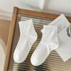 Meias Fofas Estilo Ballet para Mulheres, Meias Curtas Respiráveis de Malha Vazada Finas para o Verão, Novas Meias Curtas 100% Algodão de Verão 2025